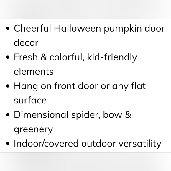 NIB, 🎃Grandin Road Boo Pumpkin Door Hanger - Picture 3 of 4